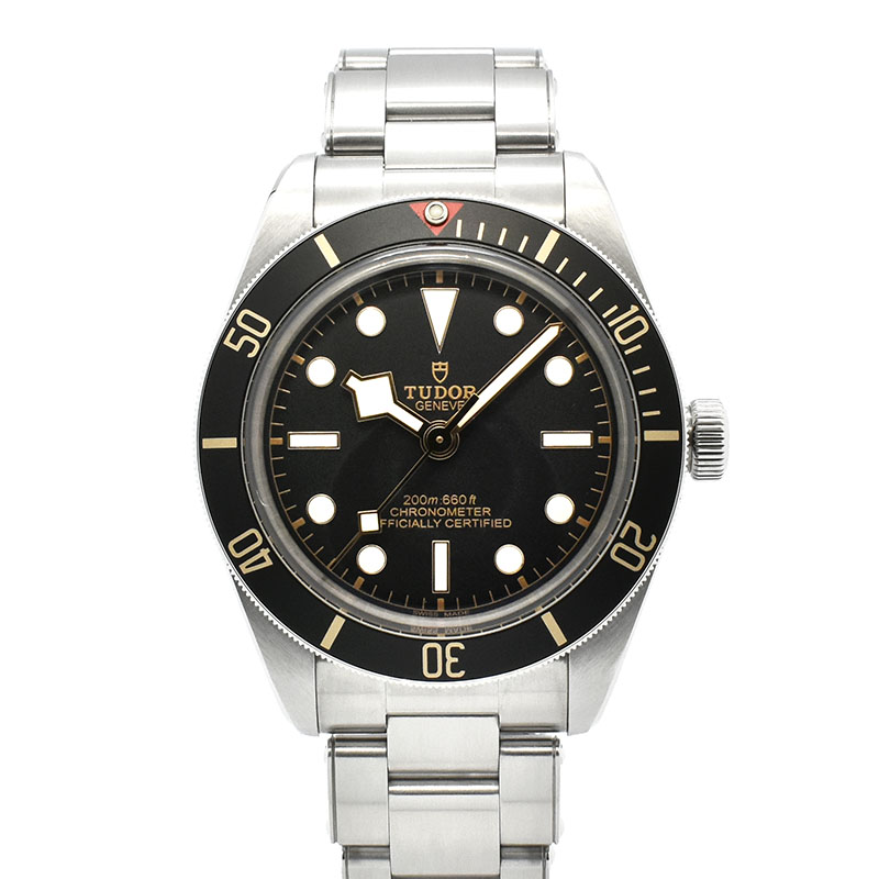 チューダー(チュードル)　TUDOR　ヘリテージ ブラックベイ フィフティエイト　79030N　39mm　ブラック　USED　中古