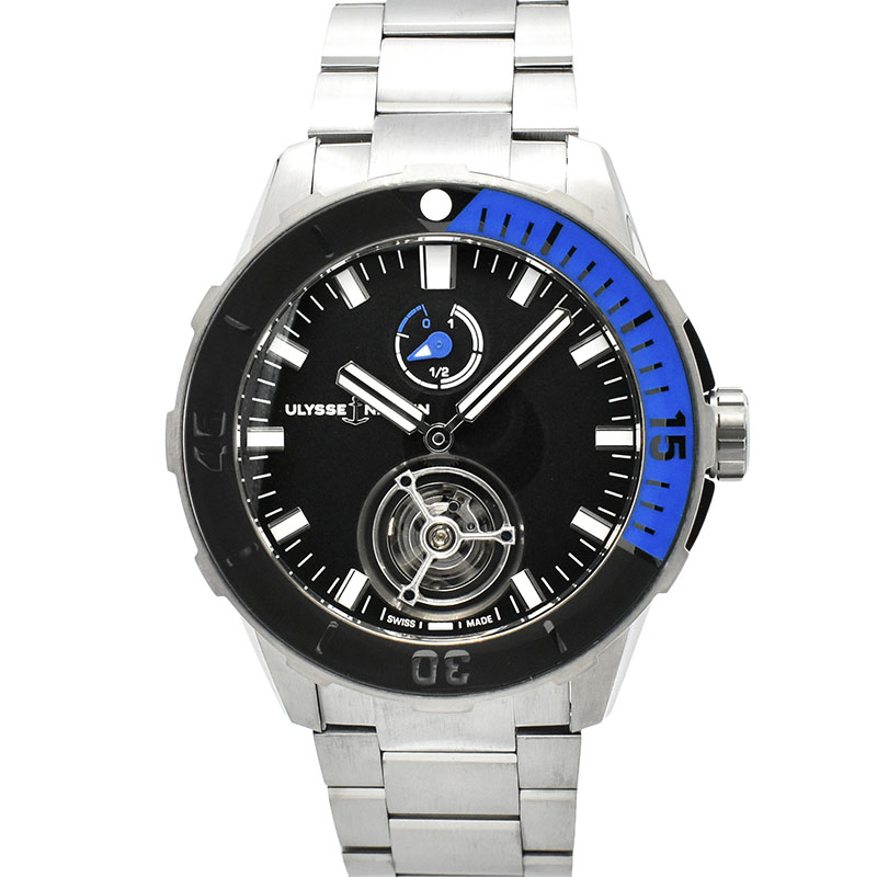 ユリスナルダン　ULYSSE NARDIN　ダイバー クロノメーター トゥールビヨン　1283-170LE-7M/92-J.1　44mm　10本限定　USED　中古
