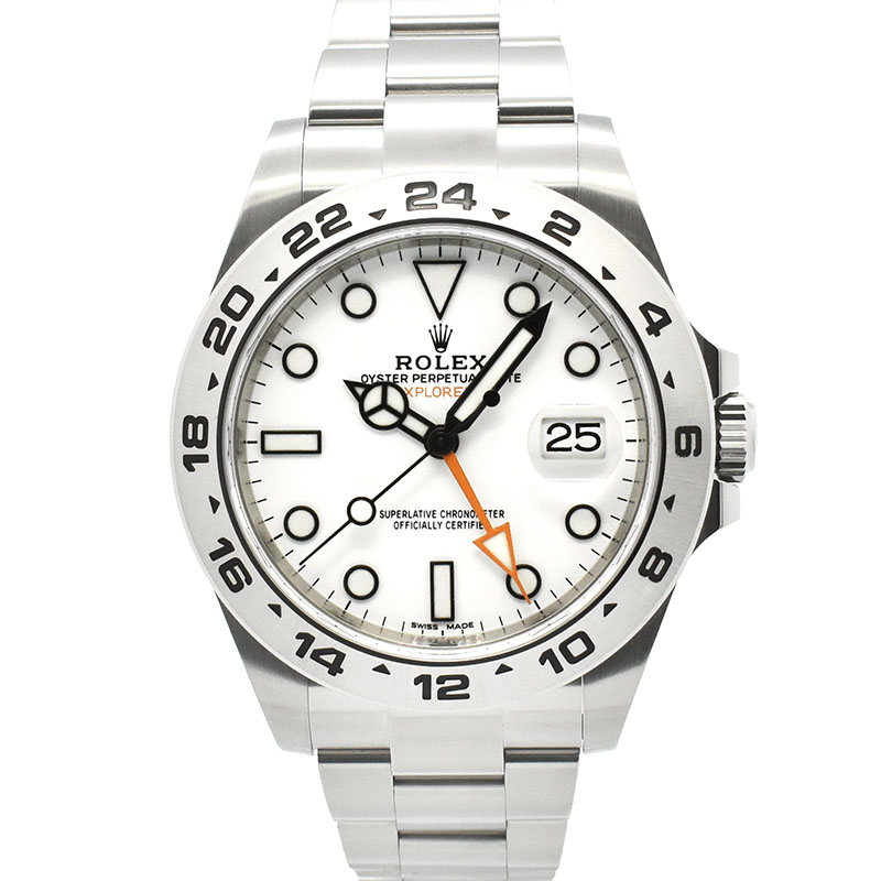 ロレックス　ROLEX　エクスプローラー2　Ref.216570　ホワイト　ランダム番　USED　中古