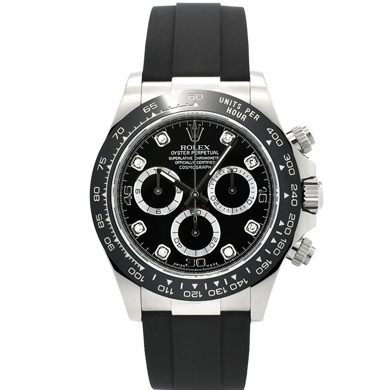 ロレックス　ROLEX　デイトナ　Ref.116519LNG　8Pダイヤ　18KWG　オイスターフレックス　40mm　USED　中古