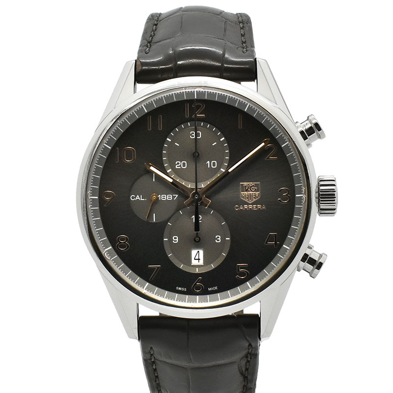 タグホイヤー　TAG HEUER　カレラクロノ キャリバー1887　CAR2013.FC6313　グレー　43mm　USED　中古