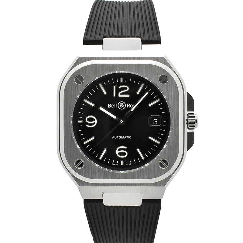 ベル＆ロス　BELL＆ROSS　インストゥルメントゥ BR 05 ブラック スティール　 BR05A-BL-ST/SRB　SS　40mm　USED　中古