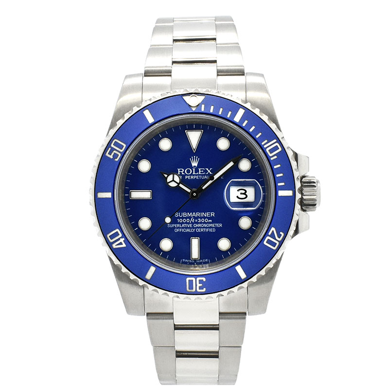 ロレックス　ROLEX　サブマリーナデイト　Ref.116619LB　18KWG　ブルー　40mm　V番　USED　中古