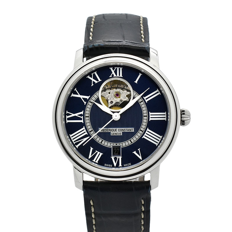 フレデリック・コンスタント　FREDERIQUE CONSTANT　クラシック ハートビート　FC-315NS3P6　SS　38mm　ブルー　USED　中古