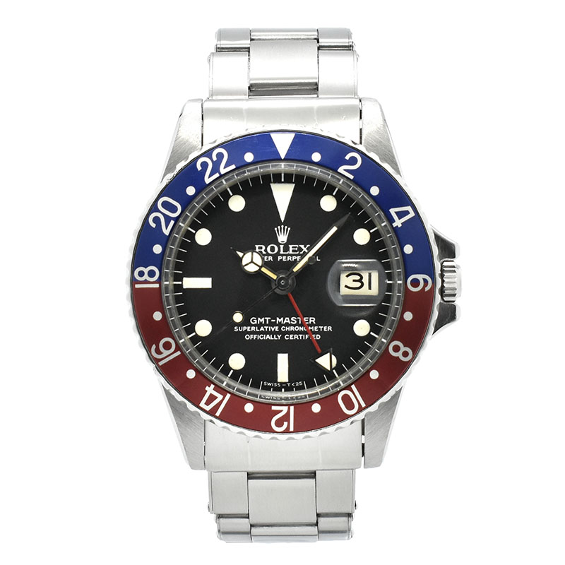 ロレックス　ROLEX　GMTマスター　Ref.1675　16番　40mm　アンティーク　USED　中古