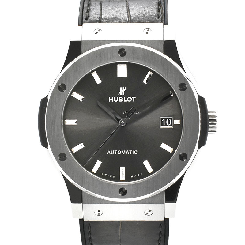 ウブロ　HUBLOT　クラシックフュージョン レーシンググレー チタニウム　511.NX.7071.LR　45mm　USED　中古
