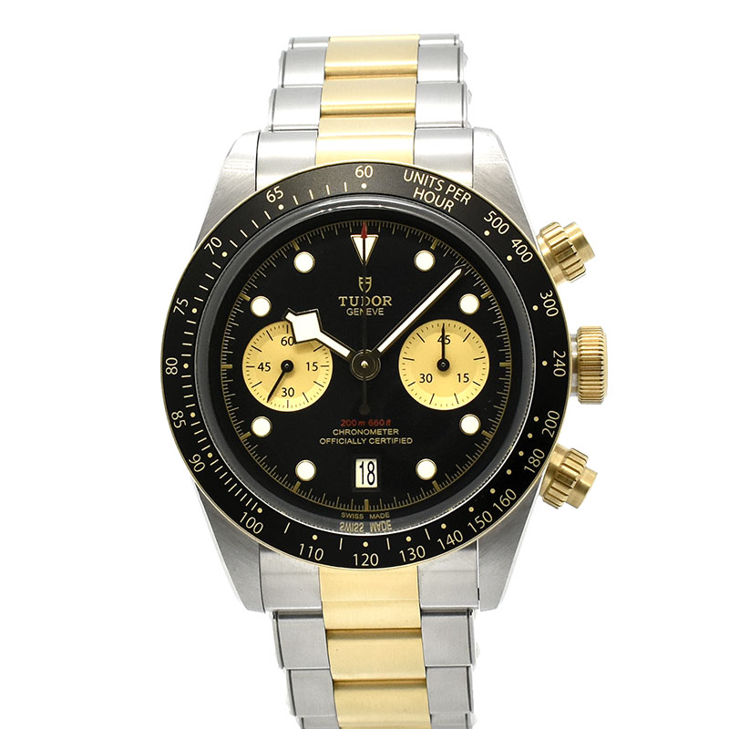 チューダー(チュードル)　TUDOR　ヘリテージ ブラックベイ クロノ S&G　79363N　41mm　USED　中古