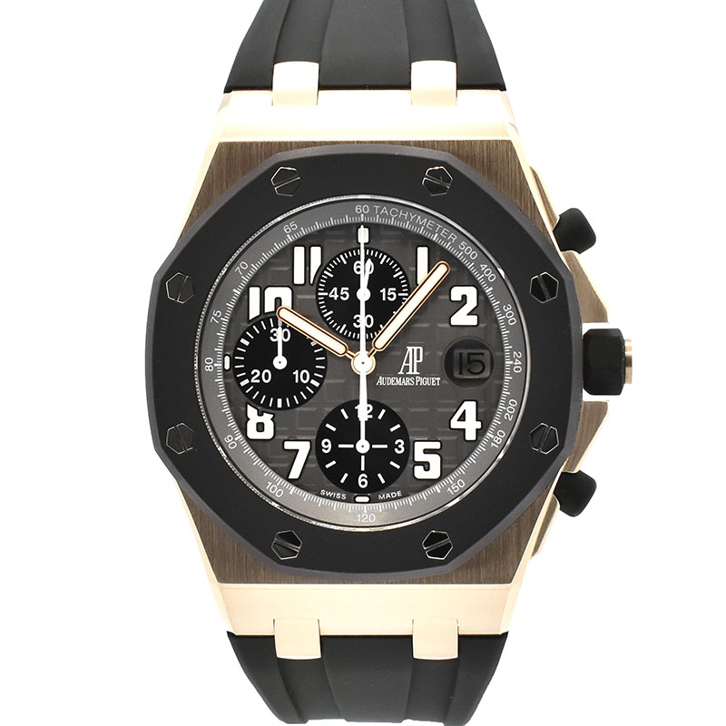 オーデマ・ピゲ　AUDEMARS PIGUET　ロイヤルオーク オフショア クロノグラフ　25940OK.OO.D002CA.01.A　18KPG　42mm　USED　中古