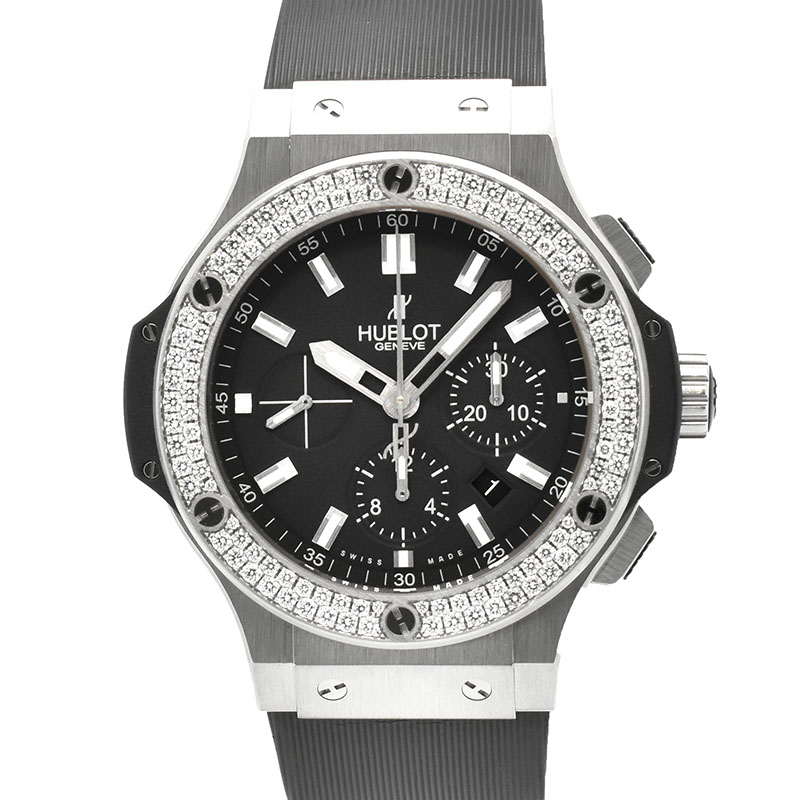 ウブロ　HUBLOT　ビッグバンエボリューション ダイヤモンドベゼル　301.SX.1170.RX.1104　ラバーベルト　44mm　USED　中古