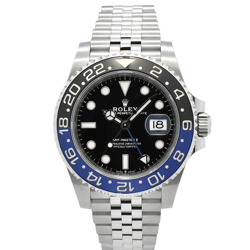 ロレックス　ROLEX　GMTマスター2　Ref.126710BLNR　ブルー/ブラックベゼル　ジュビリーブレス　40mm　USED　中古