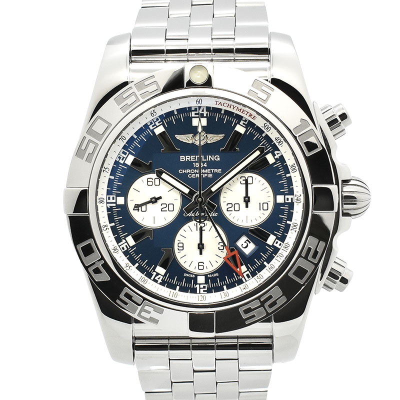 ブライトリング　BREITLING　クロノマットGMT　A041C34PA(AB0410)　ブルー　47mm　USED　中古
