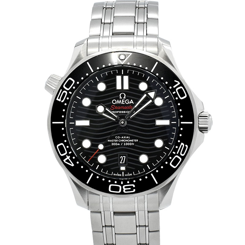 オメガ　OMEGA　シーマスター300 コーアクシャル マスタークロノメーター　210.30.42.20.01.001　ブラック　42mm　USED　中古