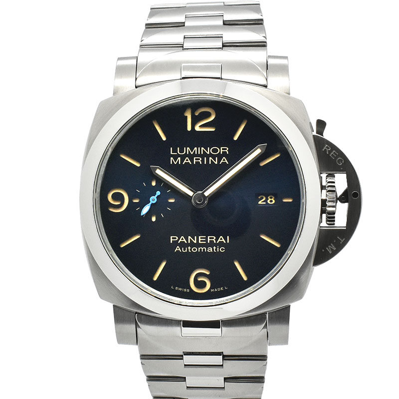 パネライ　PANERAI　ルミノール マリーナ 1950 銀座100本限定　PAM00958　U番　44mm　ブルー　USED　中古