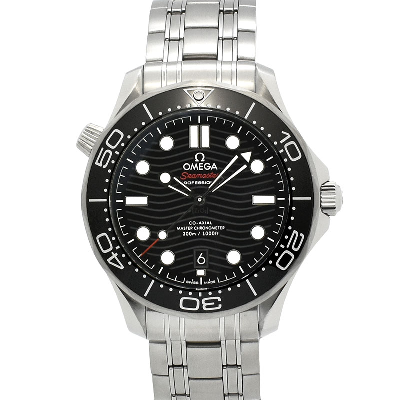 オメガ　OMEGA　シーマスター300 コーアクシャル マスタークロノメーター　210.30.42.20.01.001　ブラック　42mm　USED　中古