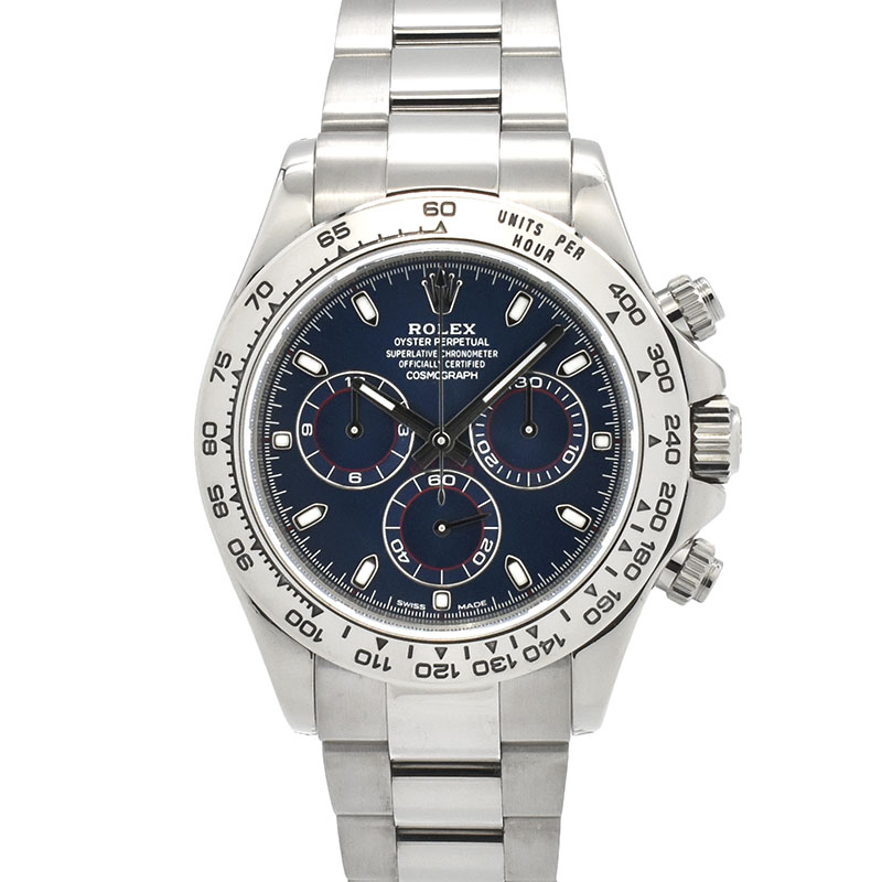 ロレックス　ROLEX　コスモグラフ デイトナ　Ref.116509　D番　ブルー　18KWG　USED　中古