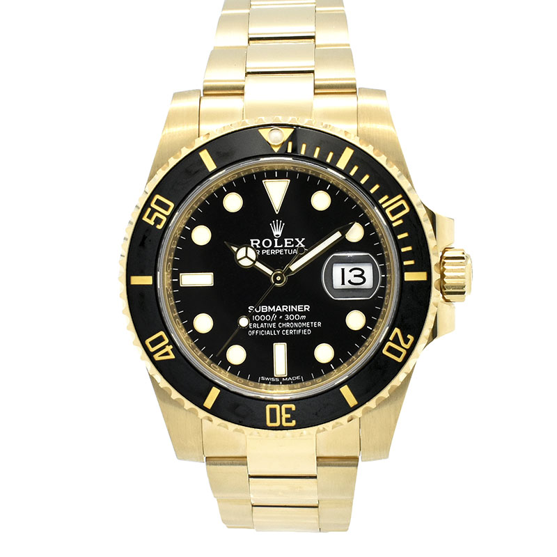 ロレックス　ROLEX　サブマリーナデイト　Ref.116618LN　18KYG　40mm　ランダム番　USED　中古