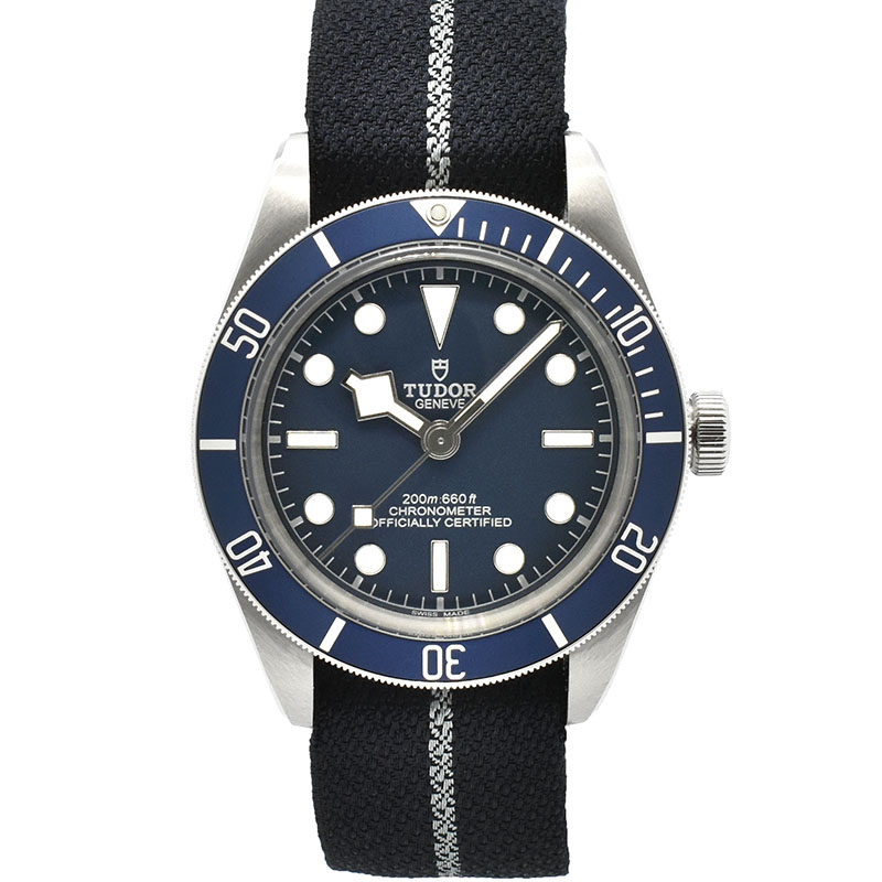 チューダー(チュードル)　TUDOR　ヘリテージ ブラックベイ フィフティエイト　Ref.79030B　39mm　ブルー　USED　中古