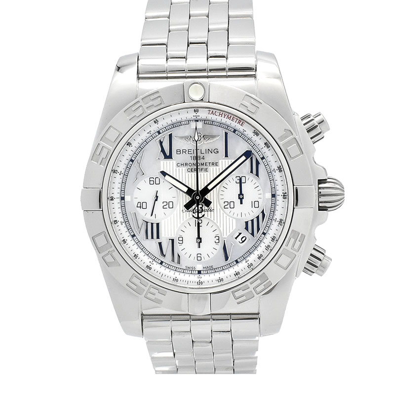 ブライトリング　BREITLING　クロノマット44　A011A91PA　ホワイトシェルローマ　44mm　USED　中古