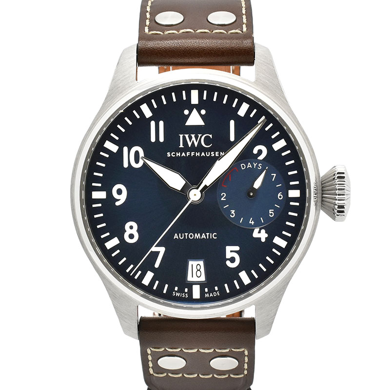 IWC　ビッグパイロットウォッチ　プティ・プランス　IW500916　46mm　ブルー　革ベルト　未使用品