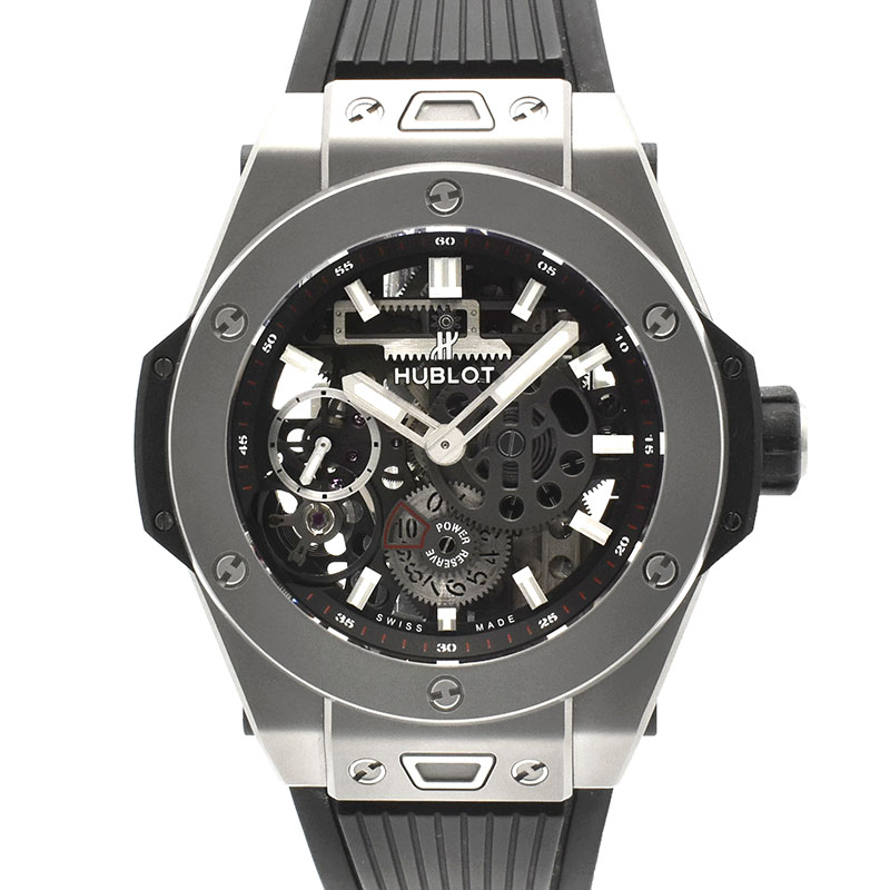 ウブロ　HUBLOT　ビッグバン　メカ-10　チタニウム　414.NI.1123.RX　手巻き　45mm　USED　中古