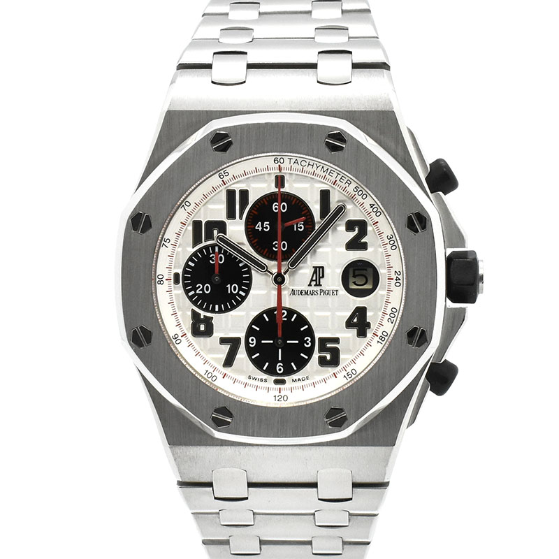 オーデマ・ピゲ　AUDEMARS PIGUET　ロイヤルオーク オフショアクロノグラフ　26170ST.OO.1000ST.01　シルバー/ブラック　42mm　USED　中古