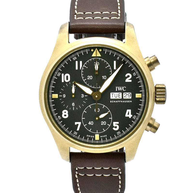 IWC　パイロットウォッチ クロノグラフ スピットファイア　IW387902　41mm　ブロンズ　未使用品