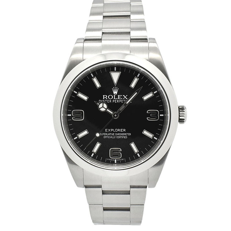 ロレックス　ROLEX　エクスプローラー1　Ref.214270　SS　39mm　ブラックアウト　ランダム番　USED　中古