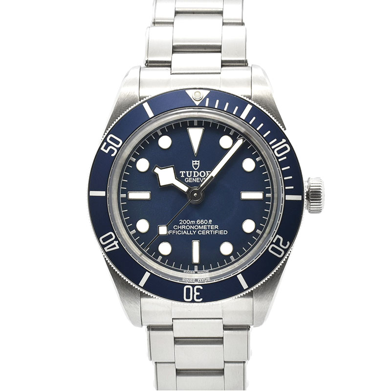 チューダー(チュードル)　TUDOR　ヘリテージ ブラックベイ フィフティエイト　Ref.79030B　39mm　ブルー　USED　中古