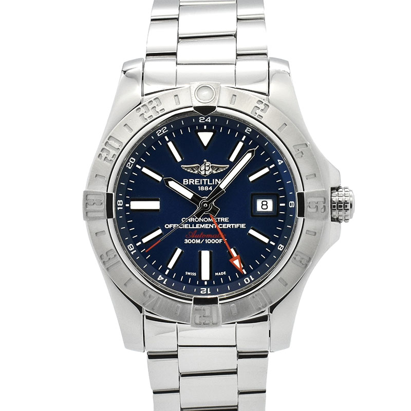 ブライトリング　BREITLING　アベンジャー2 GMT　A329C72PSS(A32390)　43mm　ブルー　USED　中古