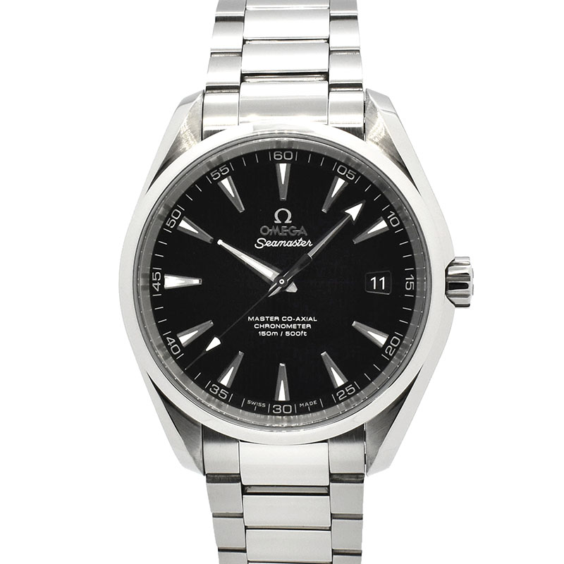オメガ　OMEGA　シーマスター アクアテラ マスターコーアクシャル クロノメーター　231.10.42.21.01.003　ブラック　41.5mm　USED　中古