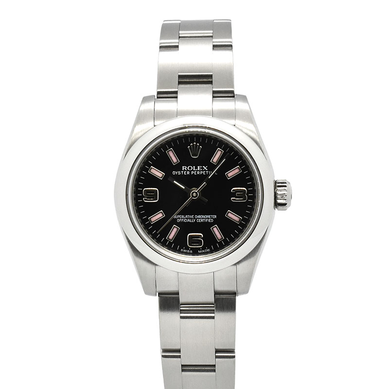 ロレックス　ROLEX　オイスターパーペチュアル　Ref.176200　 ピンクバー/369　レディース　26mm　G番ルーレット　USED　中古
