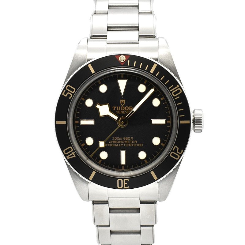 チューダー(チュードル)　TUDOR　ヘリテージ ブラックベイ フィフティエイト　79030N　39mm　ブラック　USED　中古