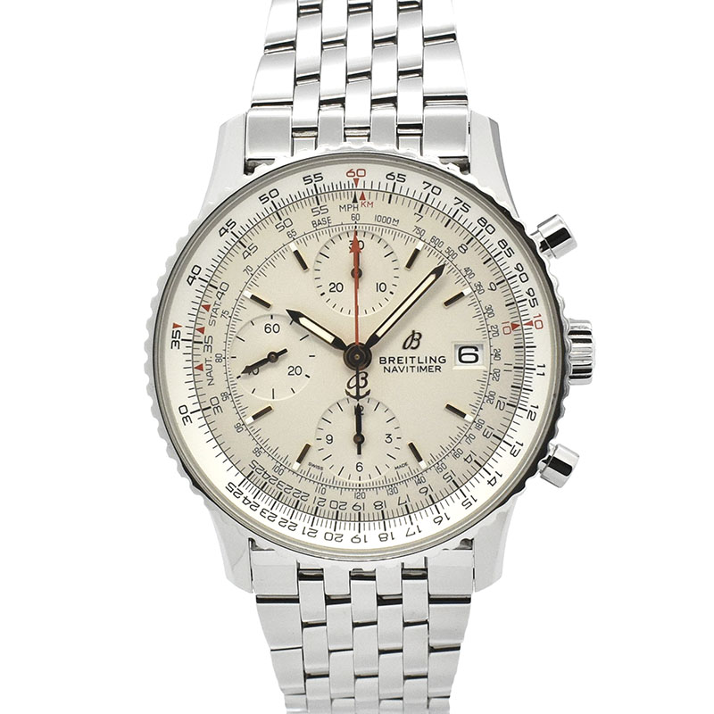 ブライトリング　BREITLING　ナビタイマー1 クロノグラフ 41　A113G-1NP(A13324)　41mm　シルバー　USED　中古