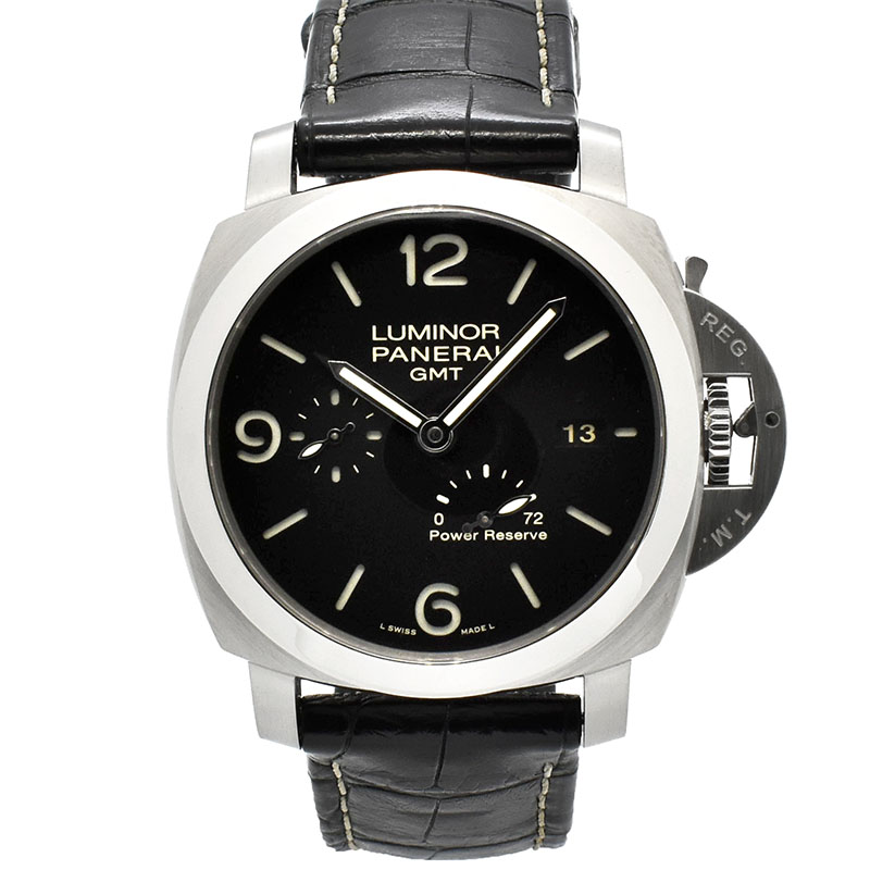 パネライ　PANERAI　ルミノール1950 3デイズ GMTパワーリザーブ　PAM00321　44mm　R番　USED　中古