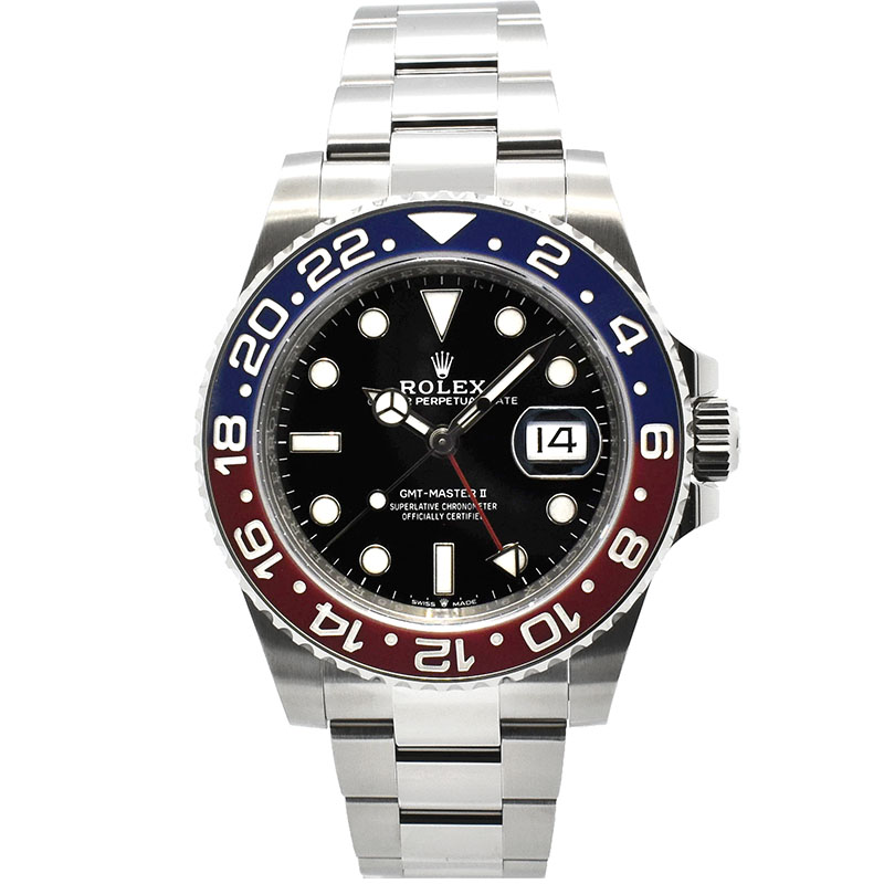 ロレックス　ROLEX　GMTマスター2　Ref.126710BLRO　ブルー/レッドベゼル　40mm　USED　中古