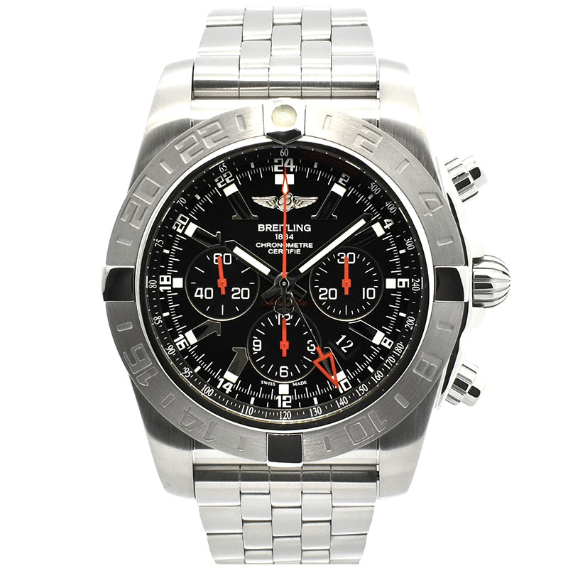 ブライトリング　BREITLING　クロノマットGMT リミテッド　S041B48PS(AB0412)　ブラック　世界2000本限定　47mm　USED　中古