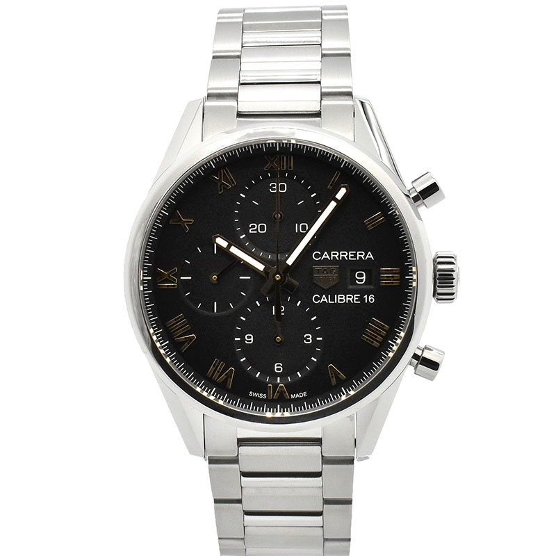 タグホイヤー　TAG HEUER　カレラ クロノグラフ キャリバー16　CBK2113.BA0715　日本400本限定　41mm　USED　中古