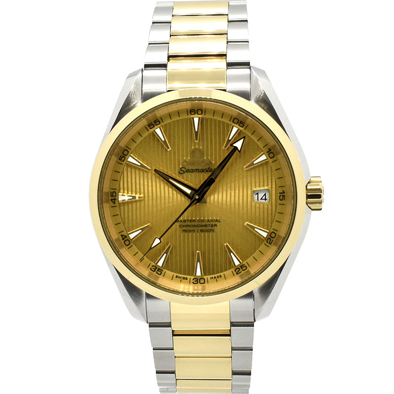 オメガ　OMEGA　シーマスター アクアテラ マスターコーアクシャル　231.20.42.21.08.001　シャンパン　41.5mm　未使用品