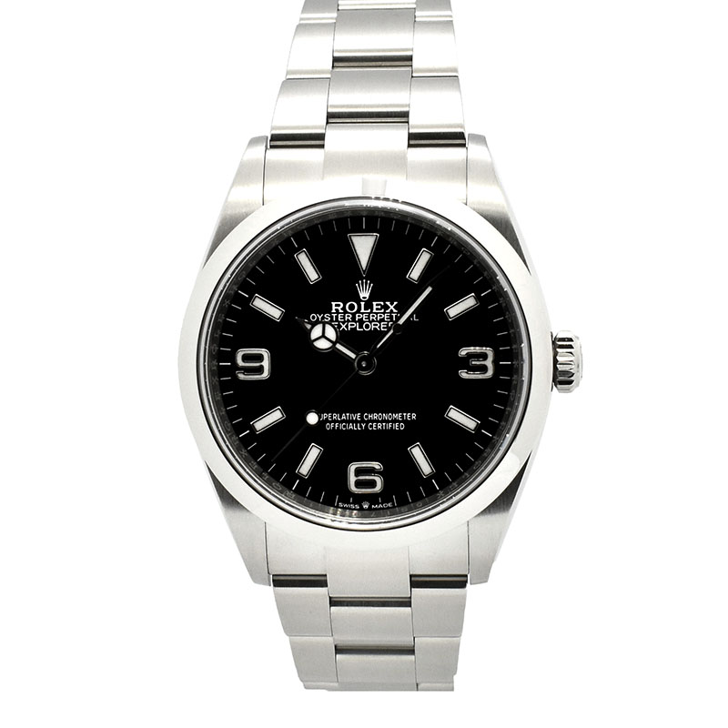 ロレックス　ROLEX　エクスプローラー1　Ref.124270　36mm　ブラック　USED　中古