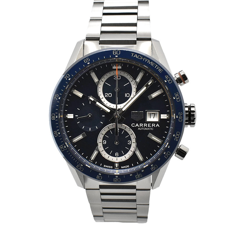 タグホイヤー　TAG HEUER　カレラ クロノグラフ キャリバー16　CBM2112.BA0651　41mm　ブルー　USED　中古