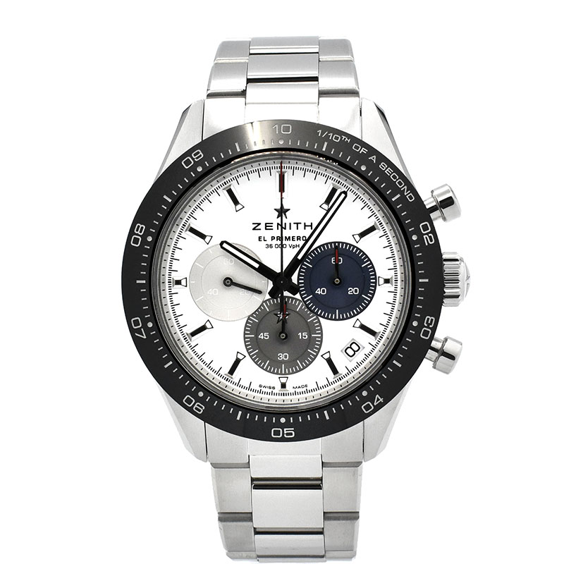 ゼニス　ZENITH　クロノマスタースポーツ　03.3100.3600/69.M3100　ホワイト　41mm　USED　中古