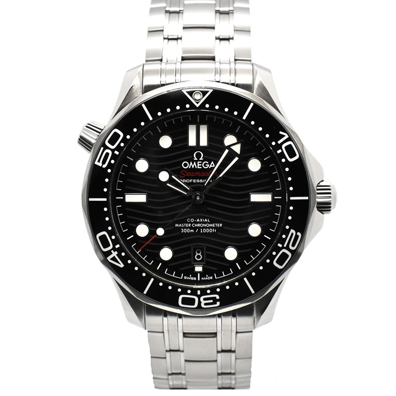 オメガ　OMEGA　シーマスター300 コーアクシャル マスタークロノメーター　210.30.42.20.01.001　ブラック　42mm　USED　中古