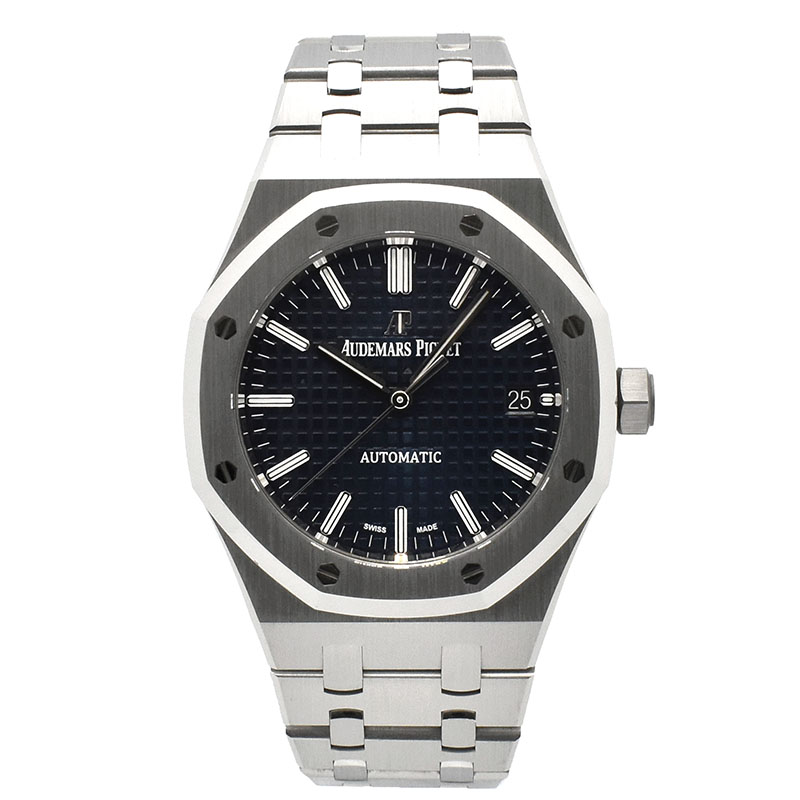 オーデマ・ピゲ　AUDEMARS PIGUET　ロイヤルオーク オートマティック　15450ST.OO.1256ST.03　37mm　ブルー　USED　中古