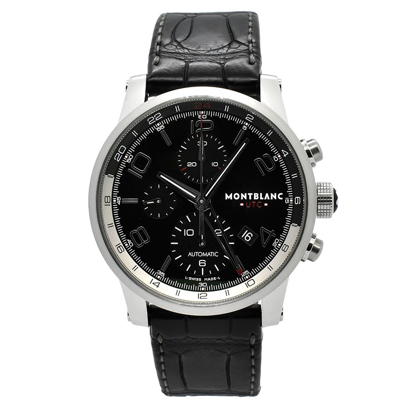 モンブラン　MONTBLANC　タイムウォーカー クロノボイジャー UTC　107336　43mm　自動巻　USED　中古