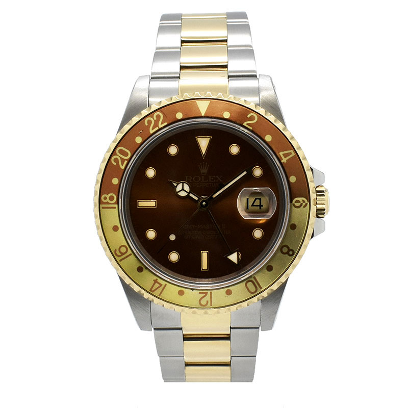 ロレックス　ROLEX　GMTマスター2　Ref.16713　ブラウン　N番　40mm　USED　中古