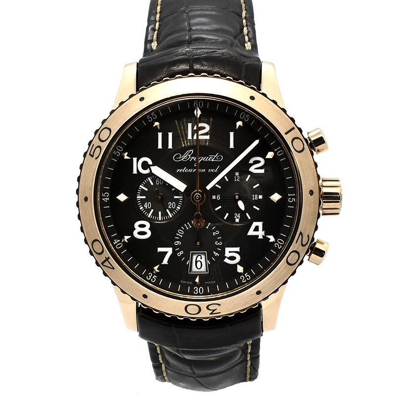 ブレゲ　BREGUET　タイプ21　3810BR/92/9ZU　ブラウン　18KPG　42mm　USED　中古