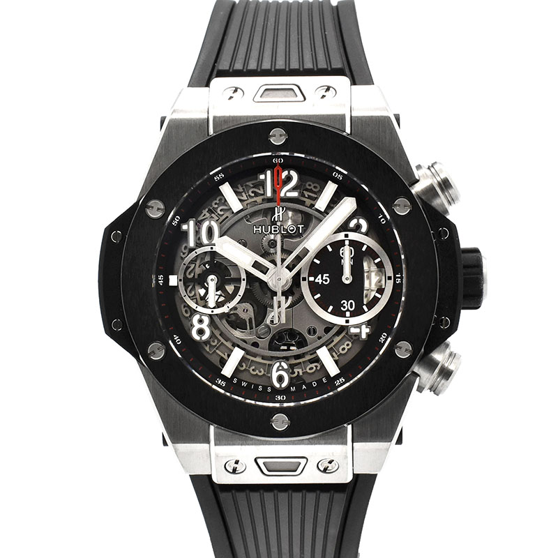 ウブロ　HUBLOT　ビッグバン ウニコ チタニウム セラミック　441.NM.1170.RX　42mm　USED　中古