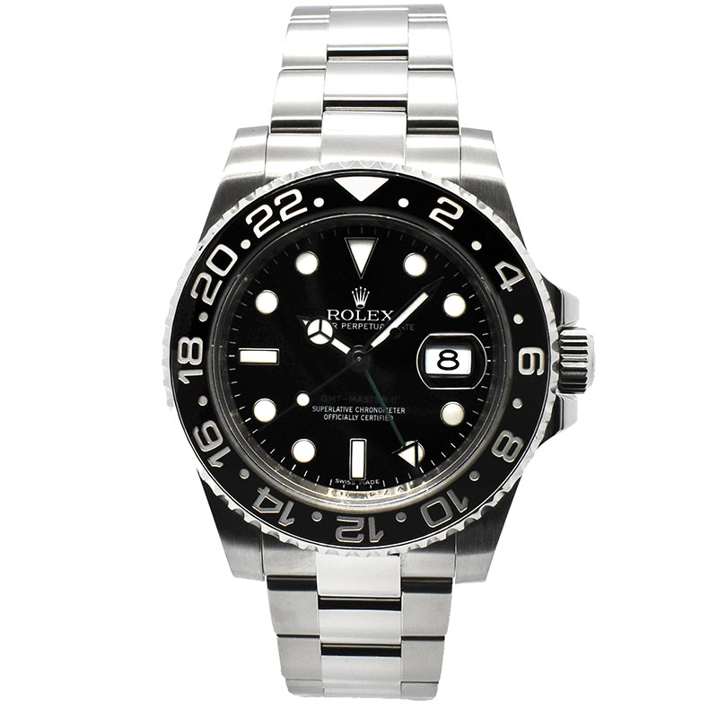 ロレックス　ROLEX　GMTマスター2　Ref.116710LN　V番　スティックダイヤル　USED　中古