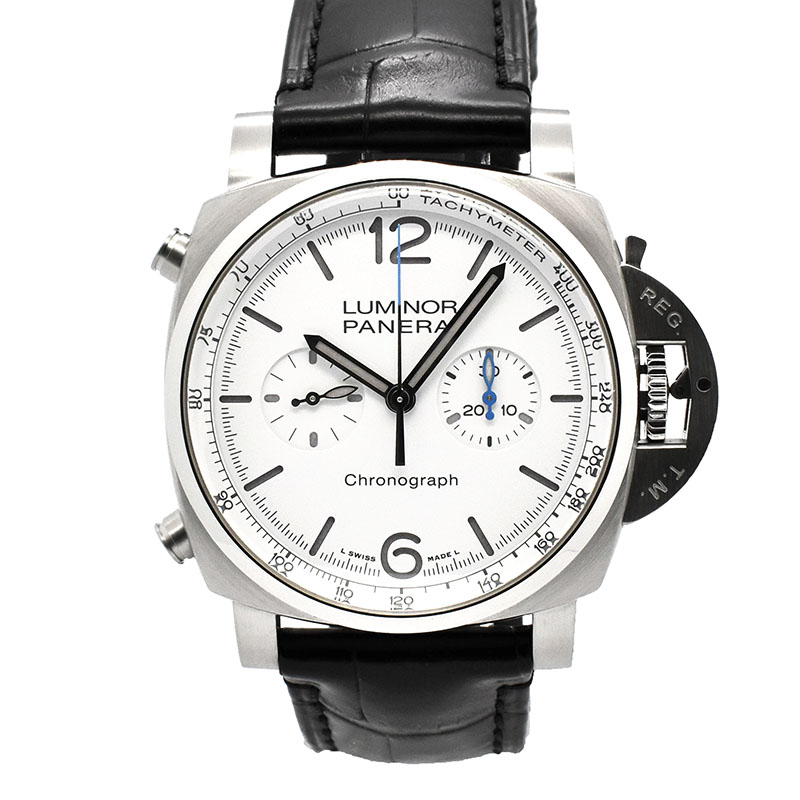 パネライ　PANERAI　ルミノール クロノ　PAM01218　X番　44mm　ホワイト　USED　中古