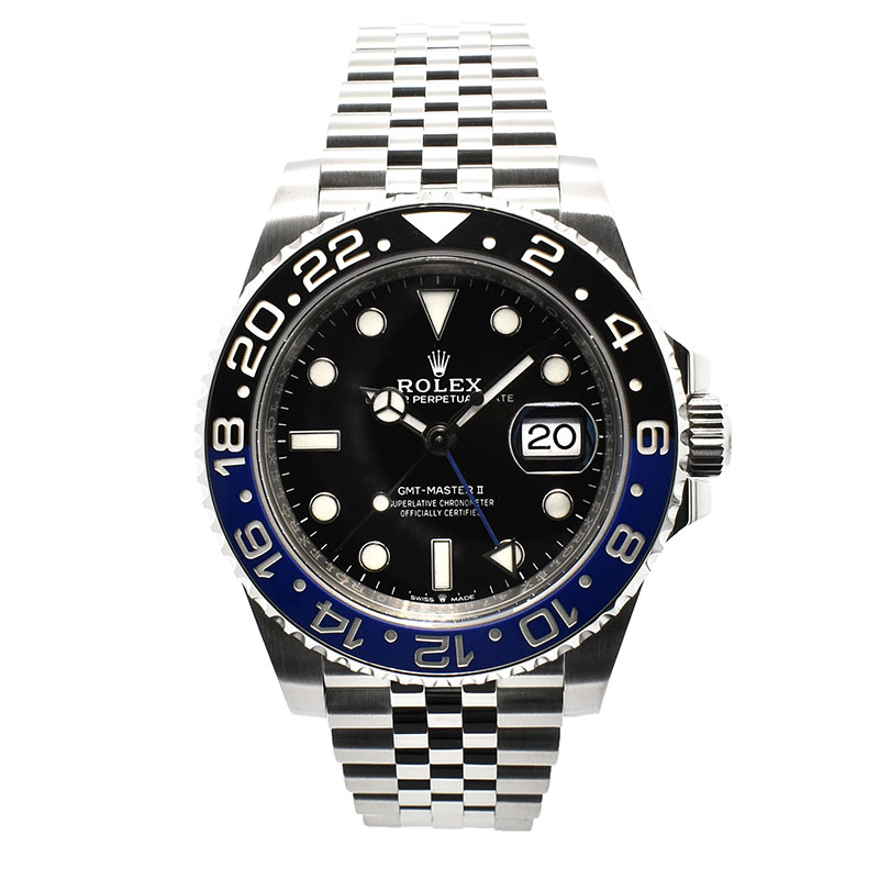 ロレックス　ROLEX　GMTマスター2　Ref.126710BLNR　ブルー/ブラックベゼル　ジュビリーブレス　40mm　USED　中古